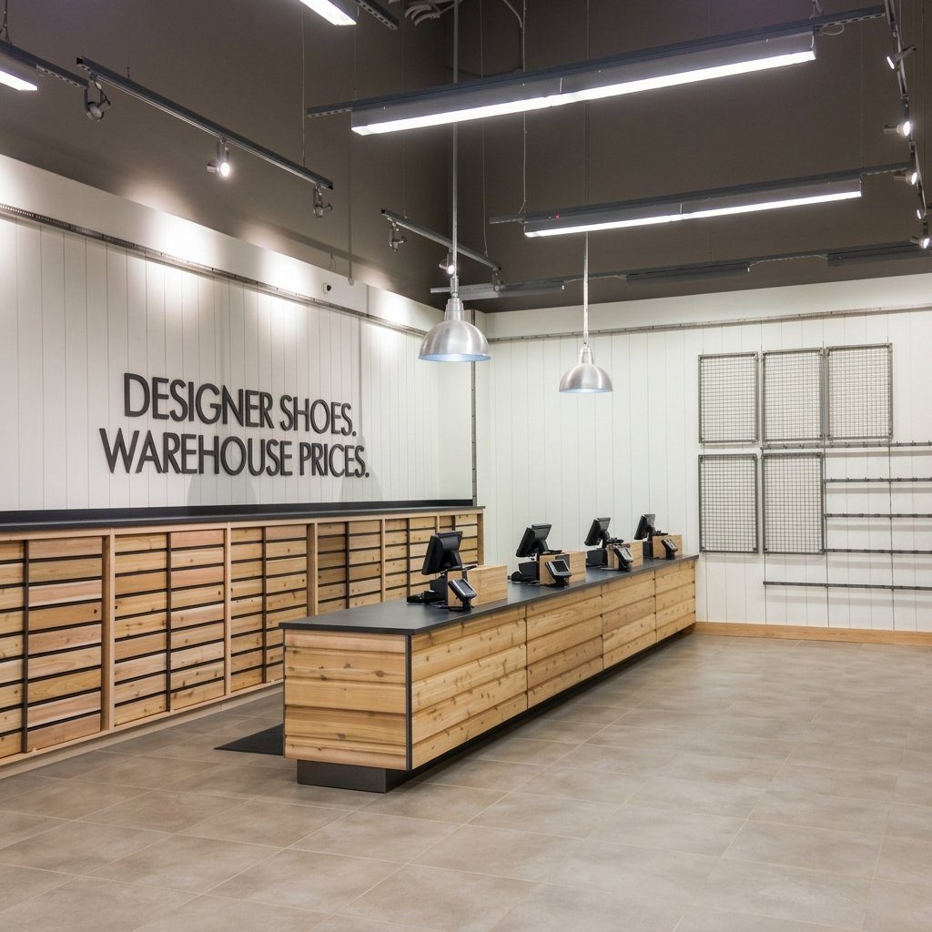 DSW signage and branding installation, Holly Springs, NC